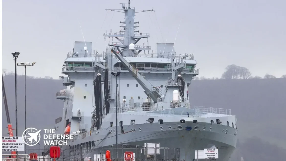RFA Tidespring deployment mission