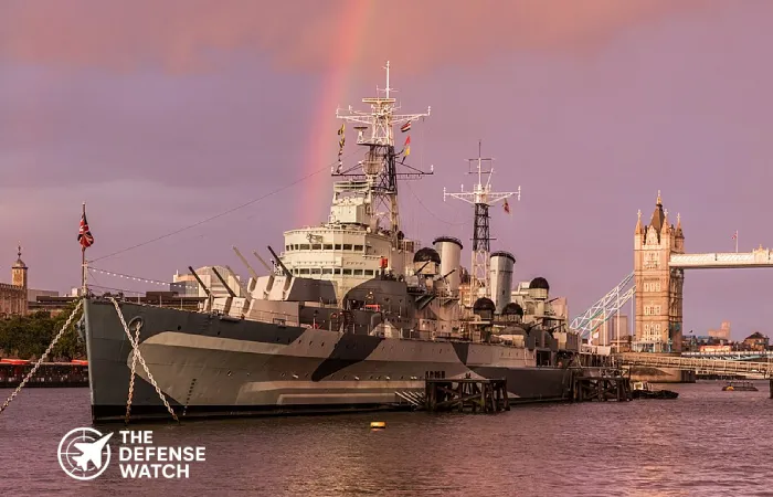HMS Belfast warship