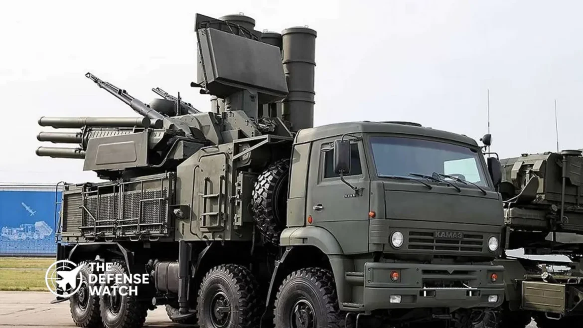 Russia 48-missile Pantsir loadout