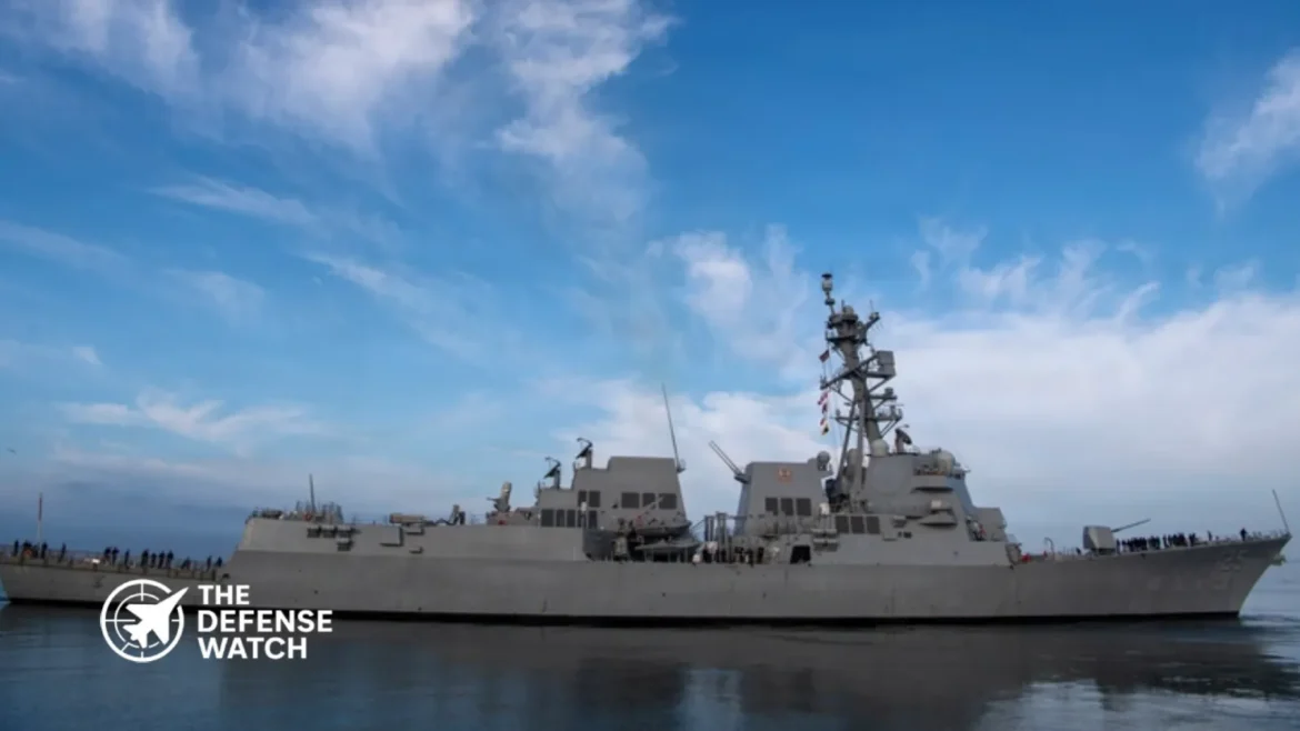 US Navy warship collision