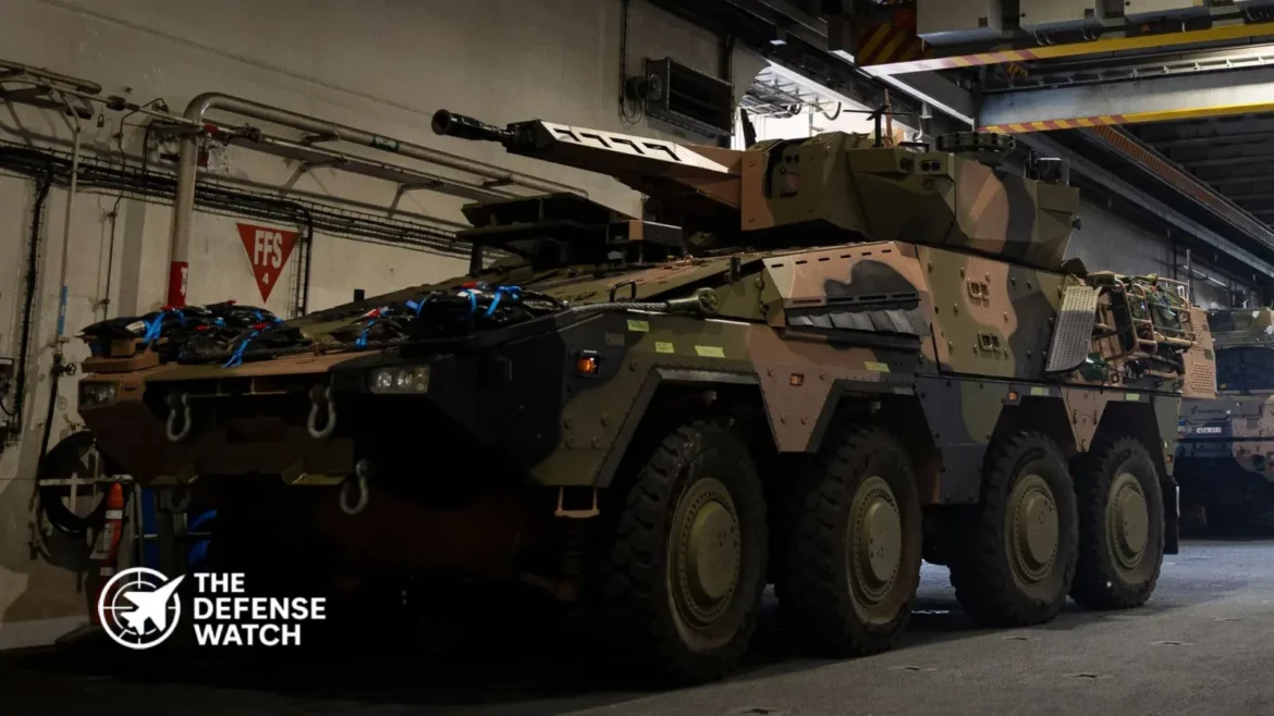 Australian-built Boxer vehicles