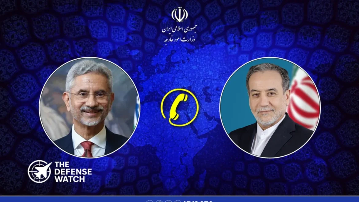 Iran India foreign ministers call