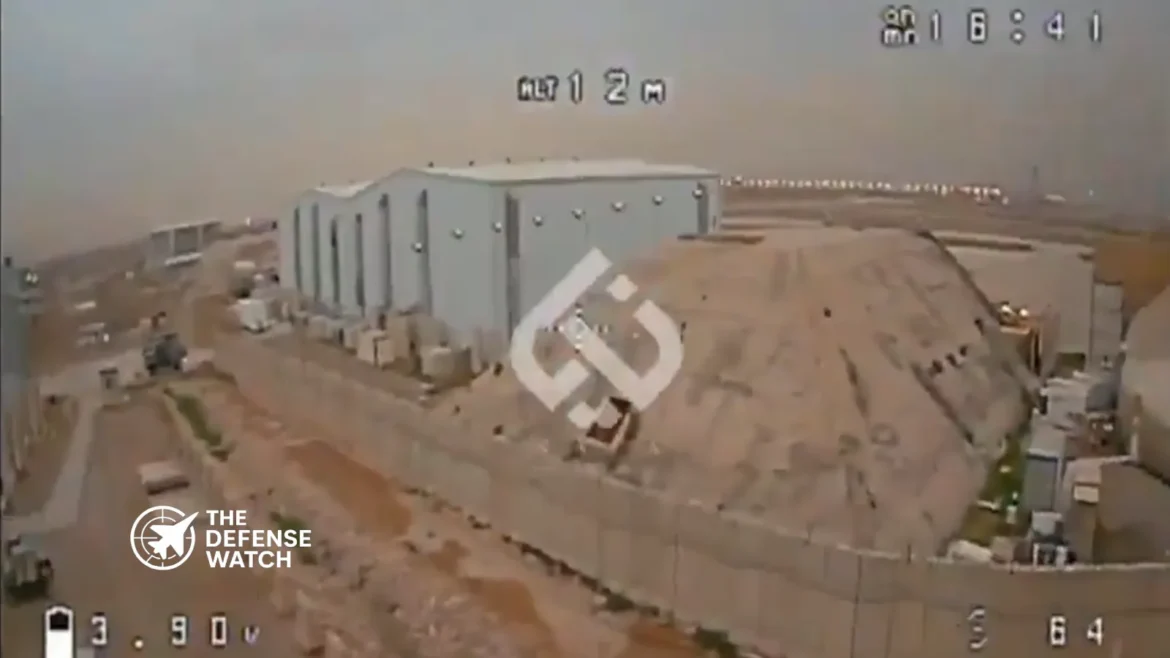 Iraqi militia FPV drone attack
