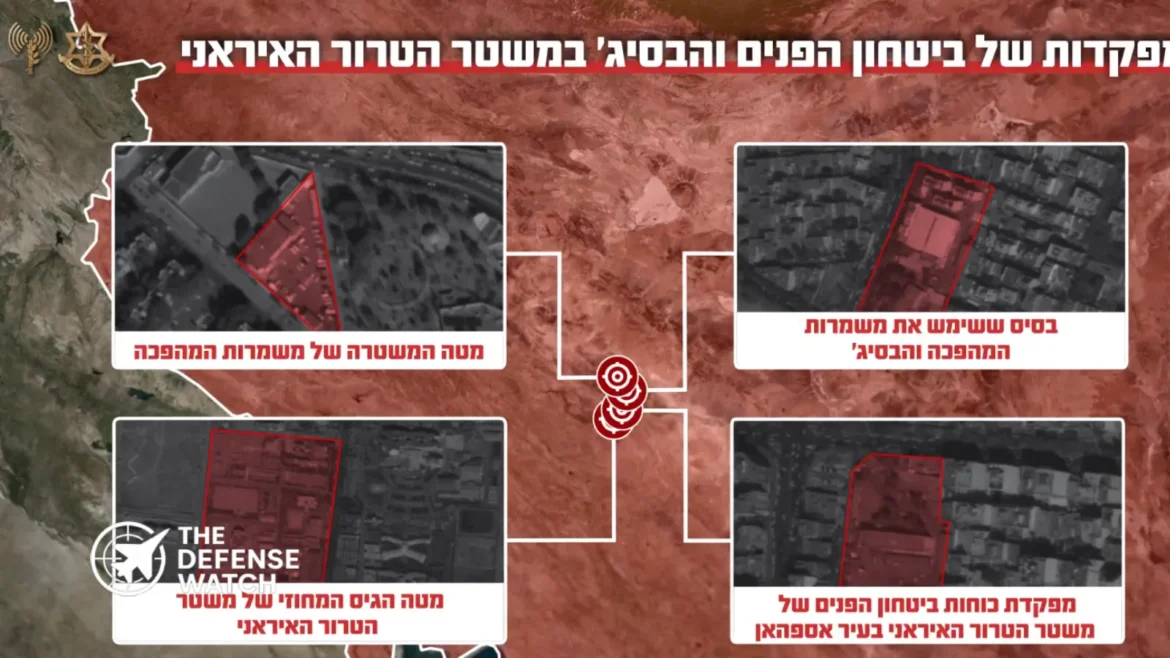 Israel strikes Iranian missile sites