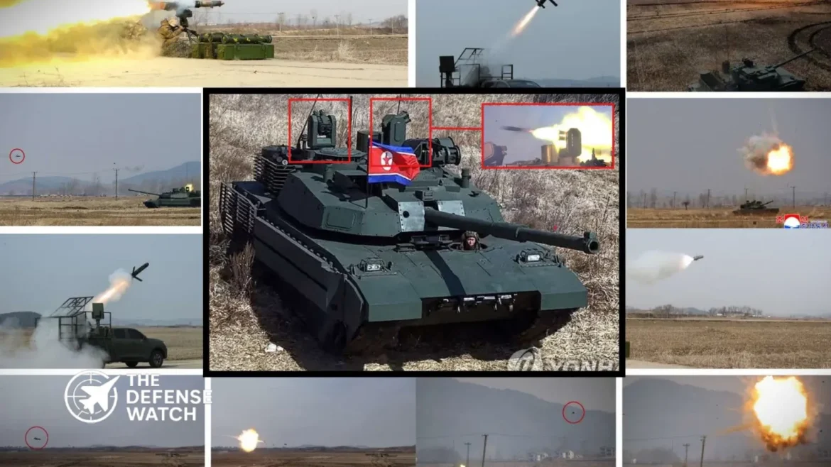 North Korea tank active protection system