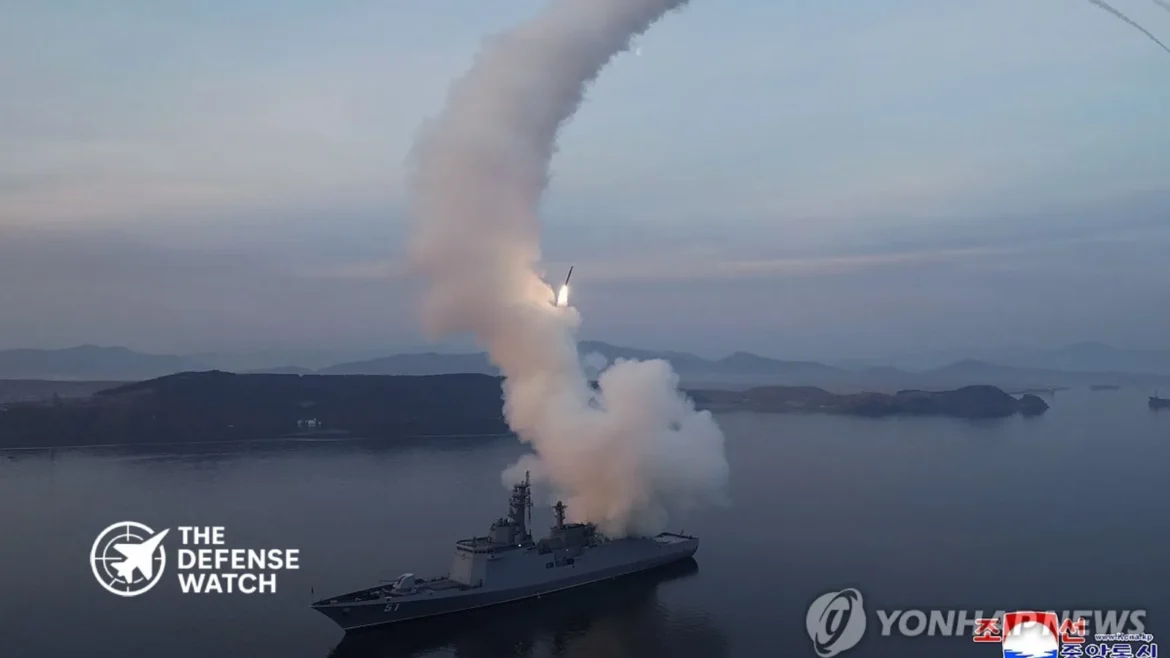 North Korean destroyer cruise missiles