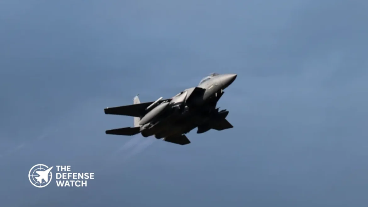 US Air Force F-15 crash