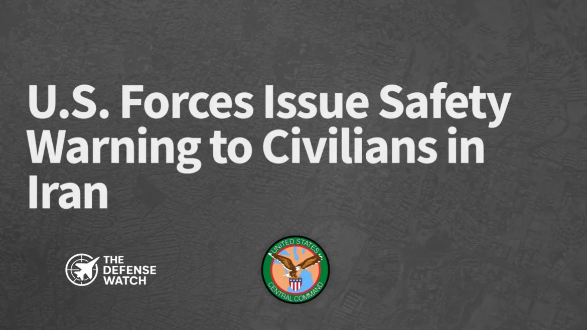 US CENTCOM safety warning