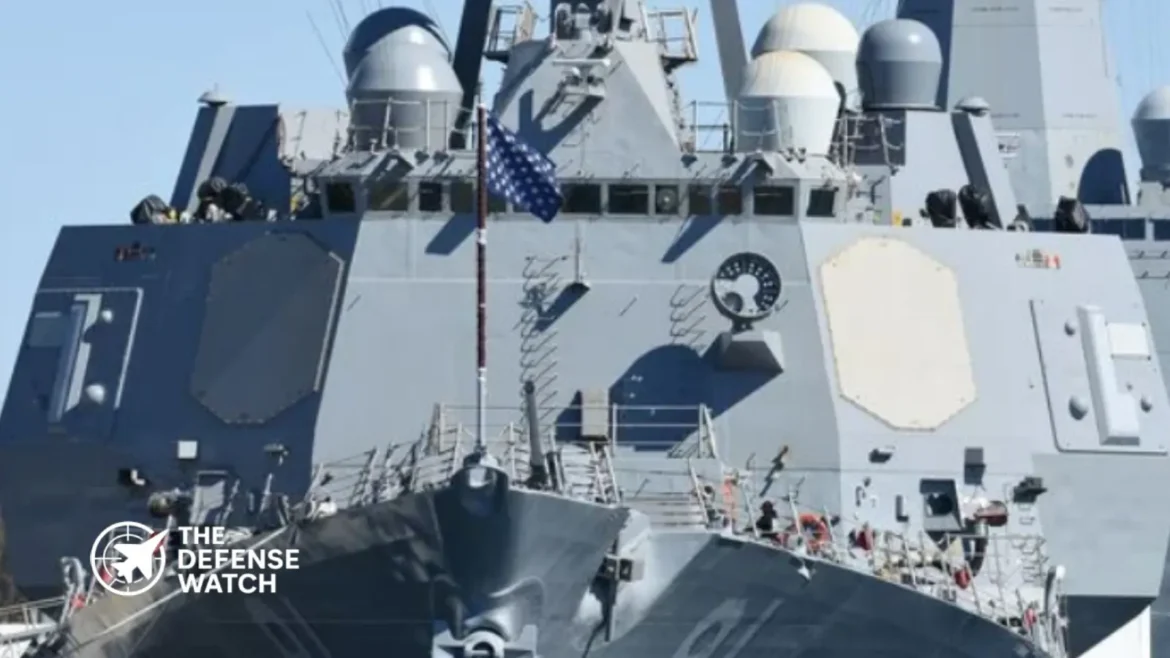 Upgraded Aegis destroyer combat