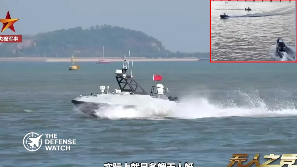 china maritime drone swarm