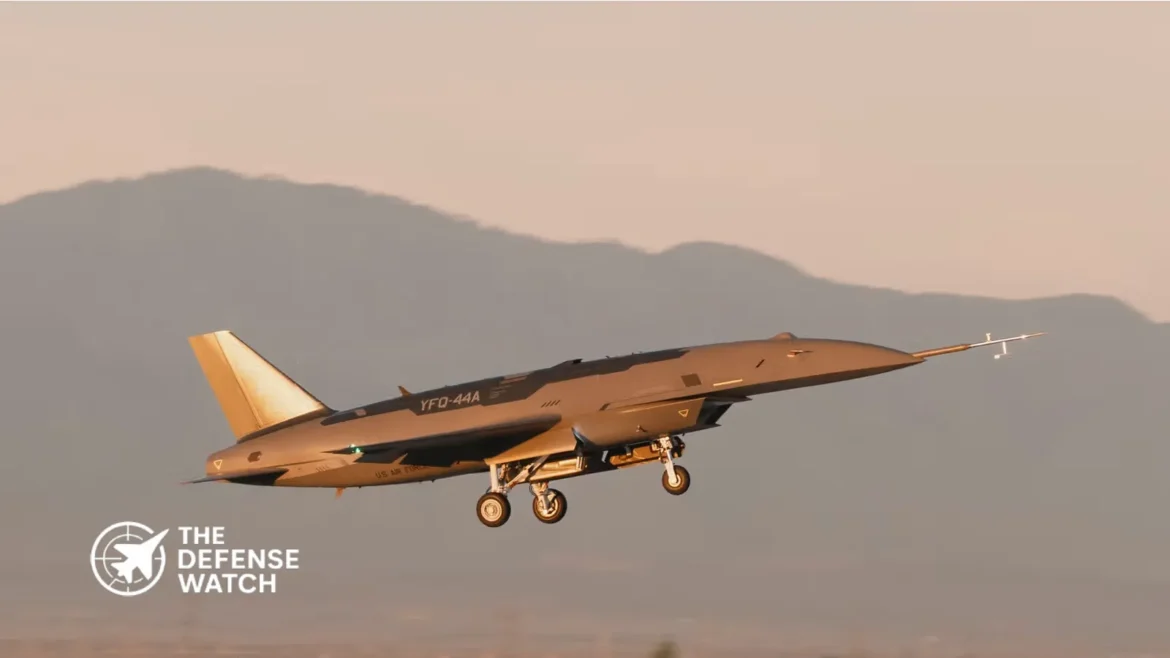 Anduril YFQ-44A combat drone production timeline