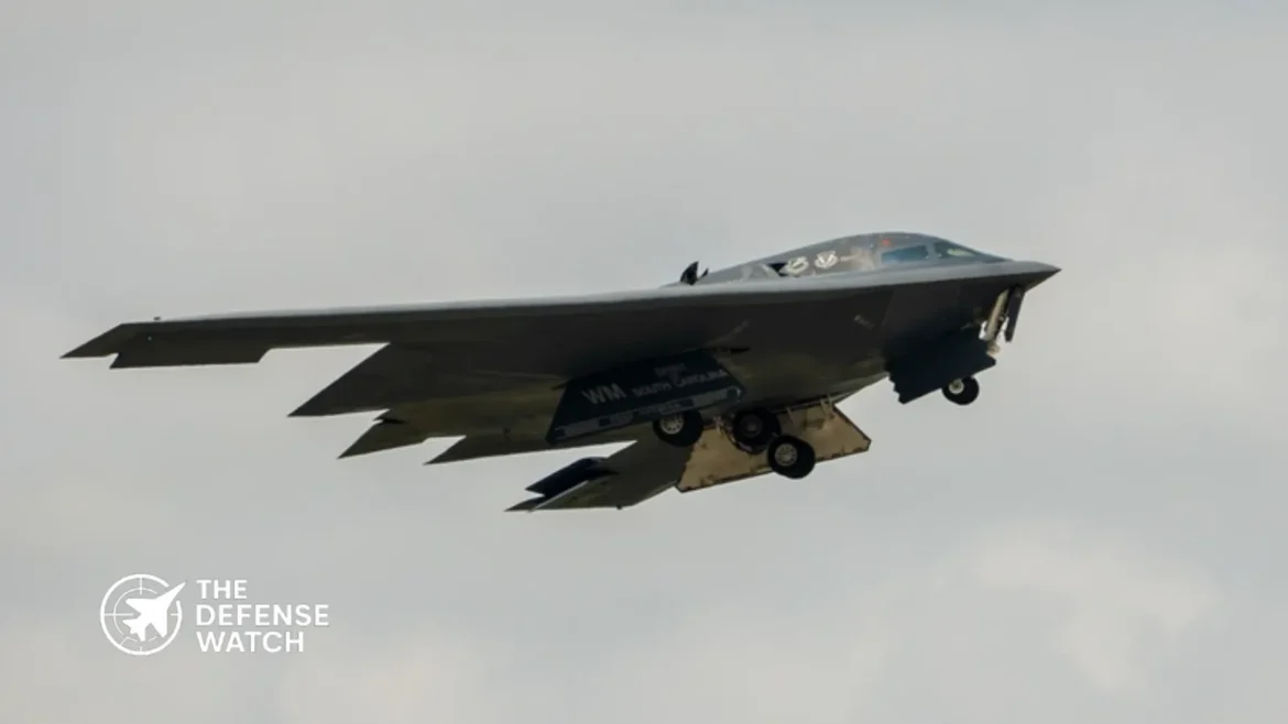 B-2 Spirit GBU-57 bunker buster strike