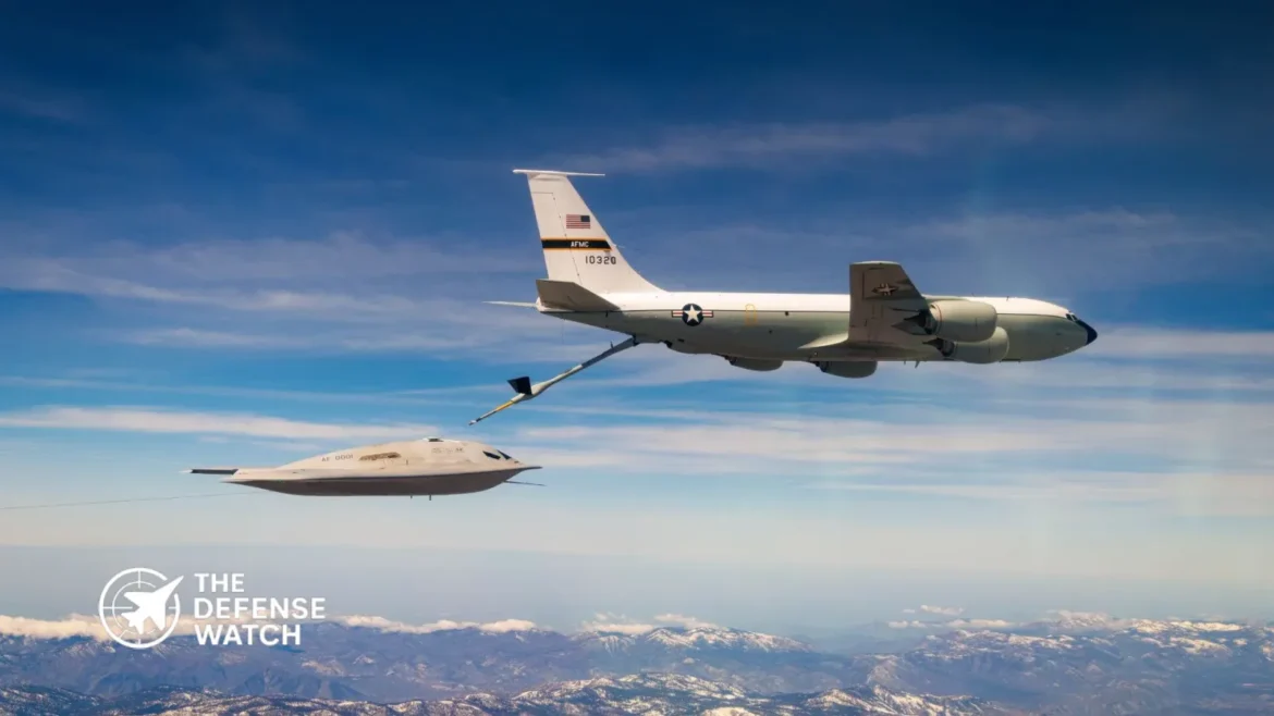 B-21 Raider aerial refueling