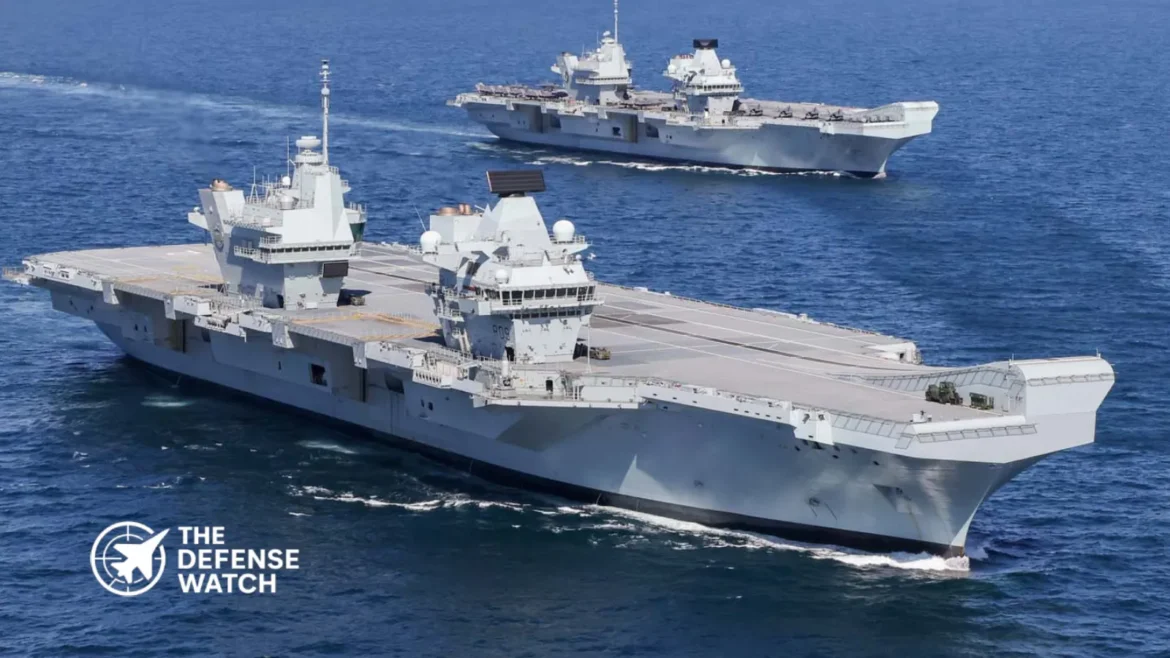 HMS Queen Elizabeth back at sea