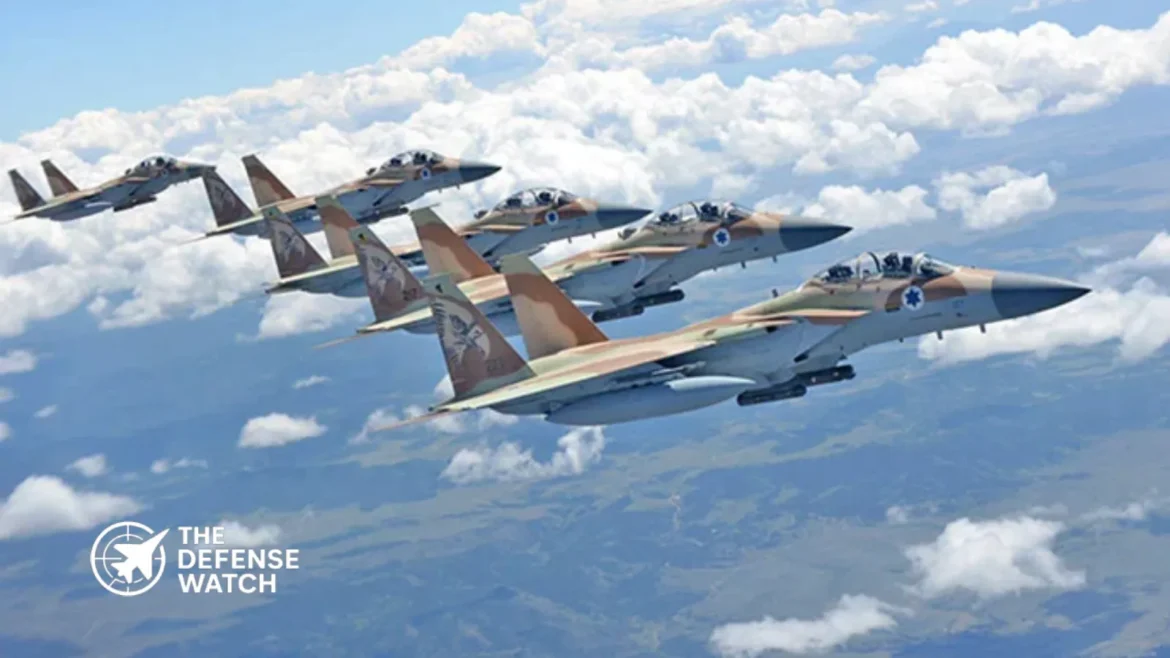 Israeli fighter jets Iran airspace routes