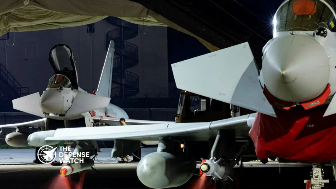 RAF Typhoon jets Syria strikes