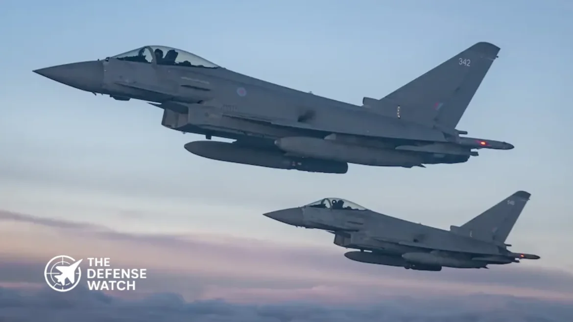 RAF dogfight exercise Britain