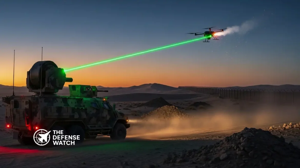 anti-drone laser system deployment