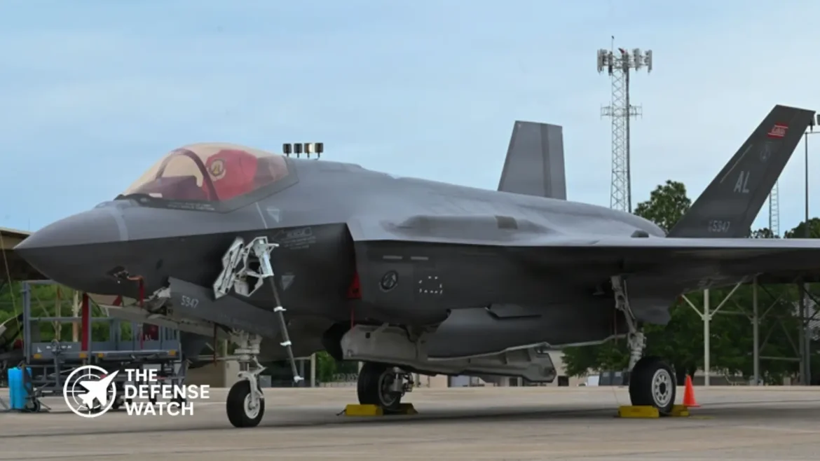 ighter aircraft equipped with AMRAAM missile launchers during operational deployment