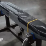 Barracuda-500M cruise missile displayed during a U.S. defense industry production and testing event with Anduril branding visible.