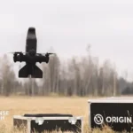 Blaze interceptor drone developed by Origin Robotics during counter UAS testing for the Latvian Armed Forces