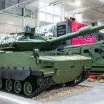 CFL-120 Karpat medium tank displayed at IDEB 2026 defense exhibition in Bratislava