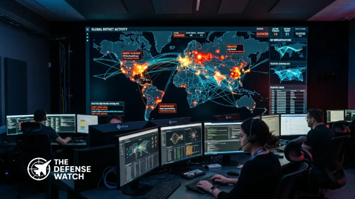Cybersecurity analysts monitor China-linked botnet activity targeting UK infrastructure and internet-connected devices