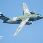 Embraer C-390 Millennium military transport aircraft during flight test showcasing tactical airlift capability
