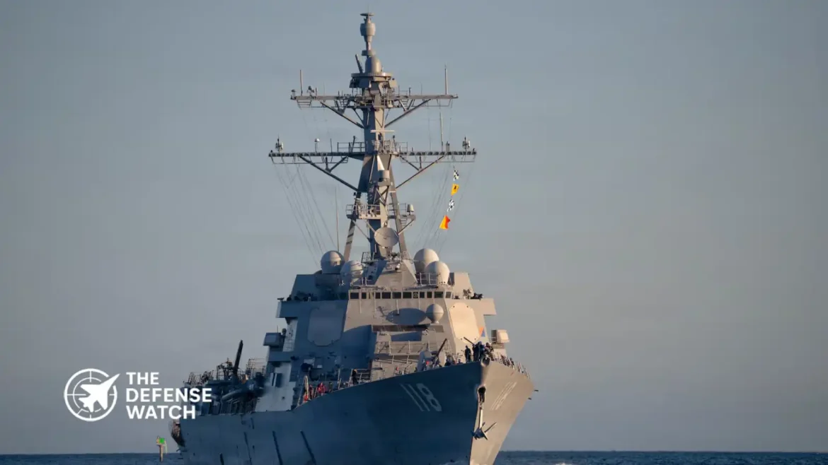 USS Daniel Inouye destroyer returning to fleet after early maintenance completion at US naval facility