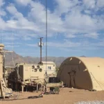 IBCS network integrated with Patriot missile defense system in Kuwait desert deployment