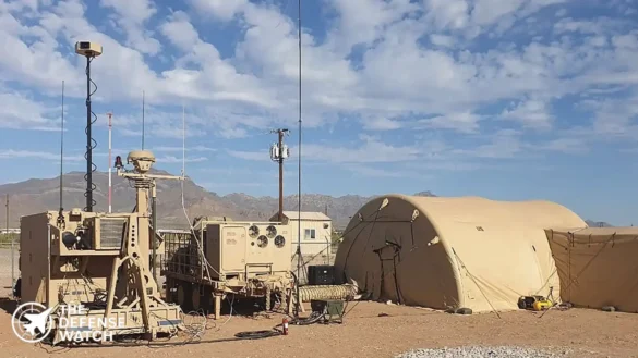 IBCS network integrated with Patriot missile defense system in Kuwait desert deployment
