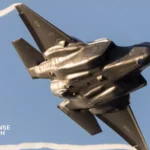 Israeli F-35I Adir stealth fighter conducting operational flight