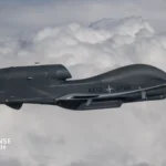 NATO RQ-4D Phoenix surveillance drone operating from a Norwegian air base during Arctic ISR missions