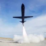 Rotron Aerospace SkyLance long-range autonomous strike drone during firing demonstration in the United Kingdom