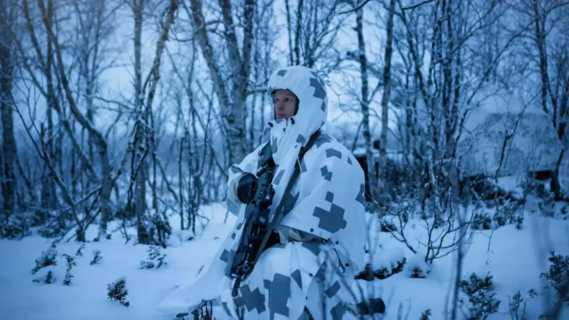 Saab Barracuda Poncho camouflage system designed to conceal soldiers from thermal and UAV surveillance sensors during field operations