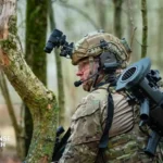Lithuanian soldiers operating Saab Carl-Gustaf M4 recoilless rifle during live-fire military training exercise