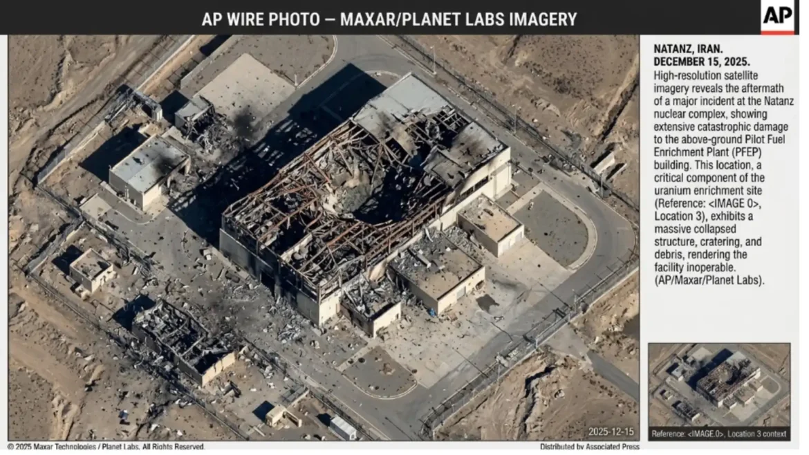 map iran nuclear sites