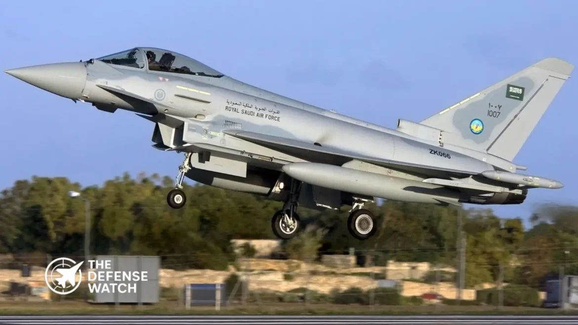 Saudi fighter jets flying during heightened Middle East tensions after reported covert strikes on Iran