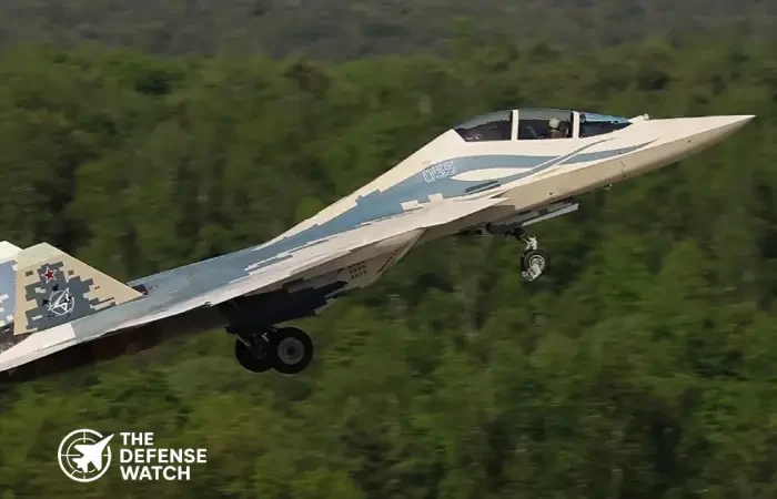 Su-57D stealth fighter