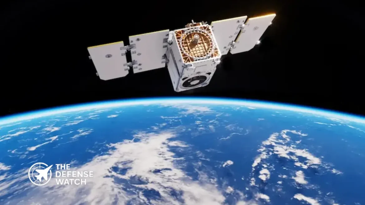 Swedish military surveillance satellite in orbit providing ISR capabilities over Northern Europe
