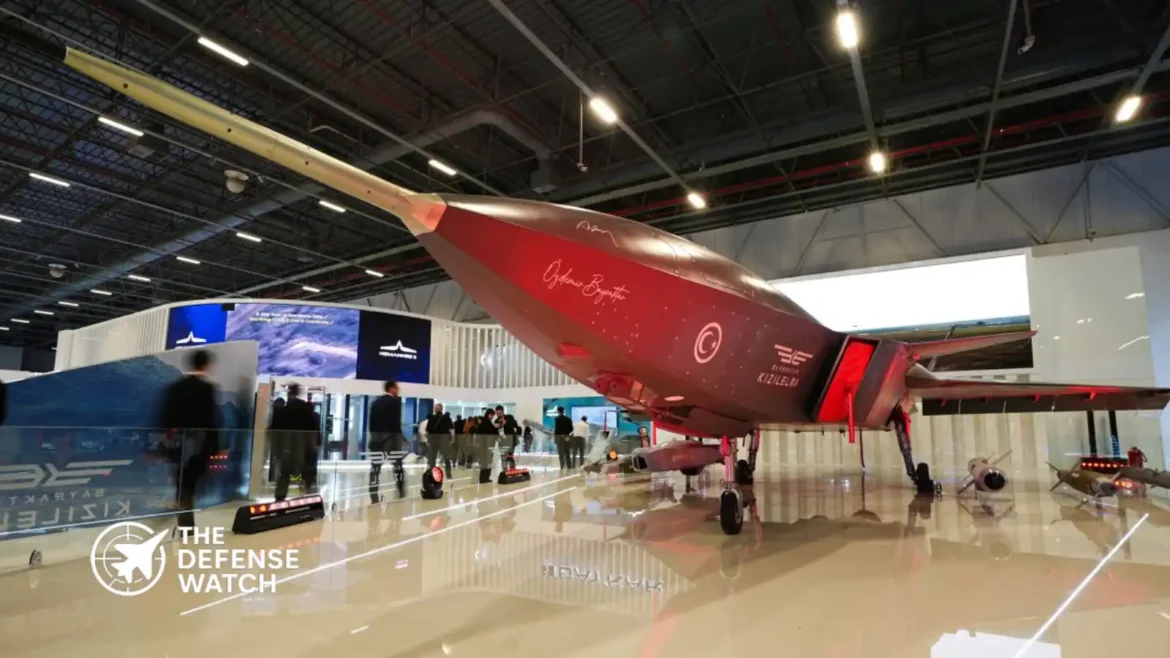 Turkish defense companies display drones and military systems during SAHA Expo 2026 in Istanbul