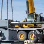 U.S. Army proof gun system conducting artillery ammunition testing at Yuma Test Center in Arizona