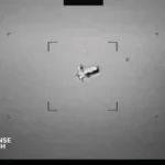 U.S. defense radar installation monitoring airspace with conceptual overlay of unidentified aerial phenomena detection