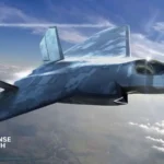 Concept rendering of the GCAP sixth-generation fighter aircraft jointly developed by the UK, Japan, and Italy.
