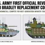 Artist rendering of the U.S. Army XM30 mechanized infantry combat vehicle replacing the Bradley fighting vehicle.