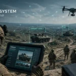Belgian IDDEA offline AI battlefield identification system analyzing military vehicles in a combat operations environment
