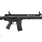 FN ARKA 5.56mm assault rifle displayed during a defense exhibition, highlighting its modern infantry weapon design and SCAR-derived architecture.