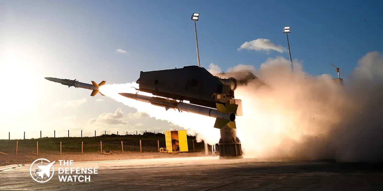 Northrop Grumman GQM-163A Coyote supersonic target missile launches during a U.S. Navy air and missile defense testing exercise.