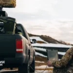 Saab Giraffe 1X radar mounted on a mobile platform conducting low altitude air surveillance and drone detection during a security mission in Denmark.