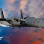 Bayraktar AKINCI combat drone carrying Roketsan IHA-230 supersonic missile during long-range strike testing.